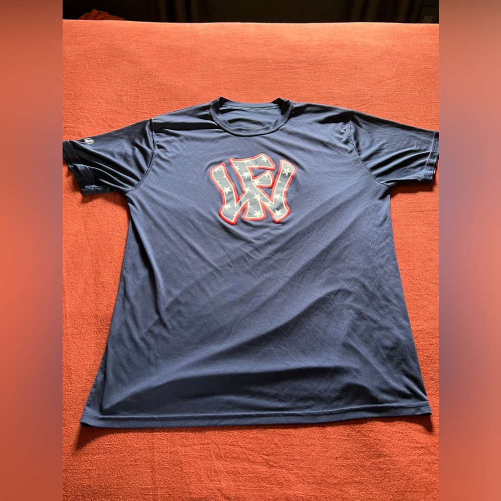 Men’s athletic shirt with graphic.